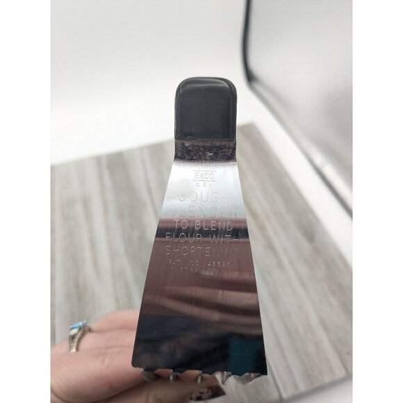 Vintage EKCO Dough Pastry Blender #2 Black Handle Chromium Plated - Picture 4 of 7